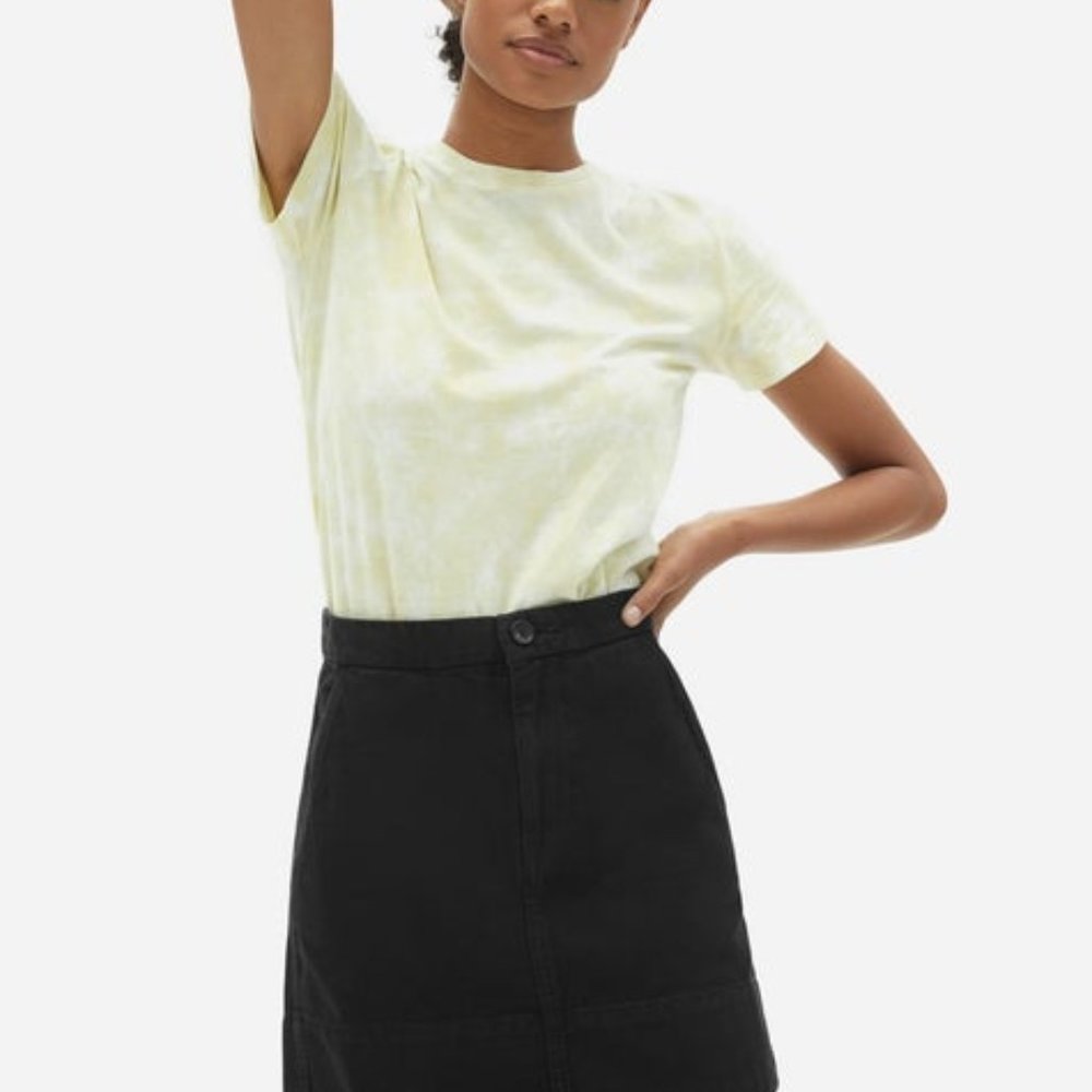 Everlane Canvas Stamp Skirt